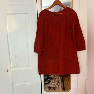 A.P.C. Rust Corduroy Dress